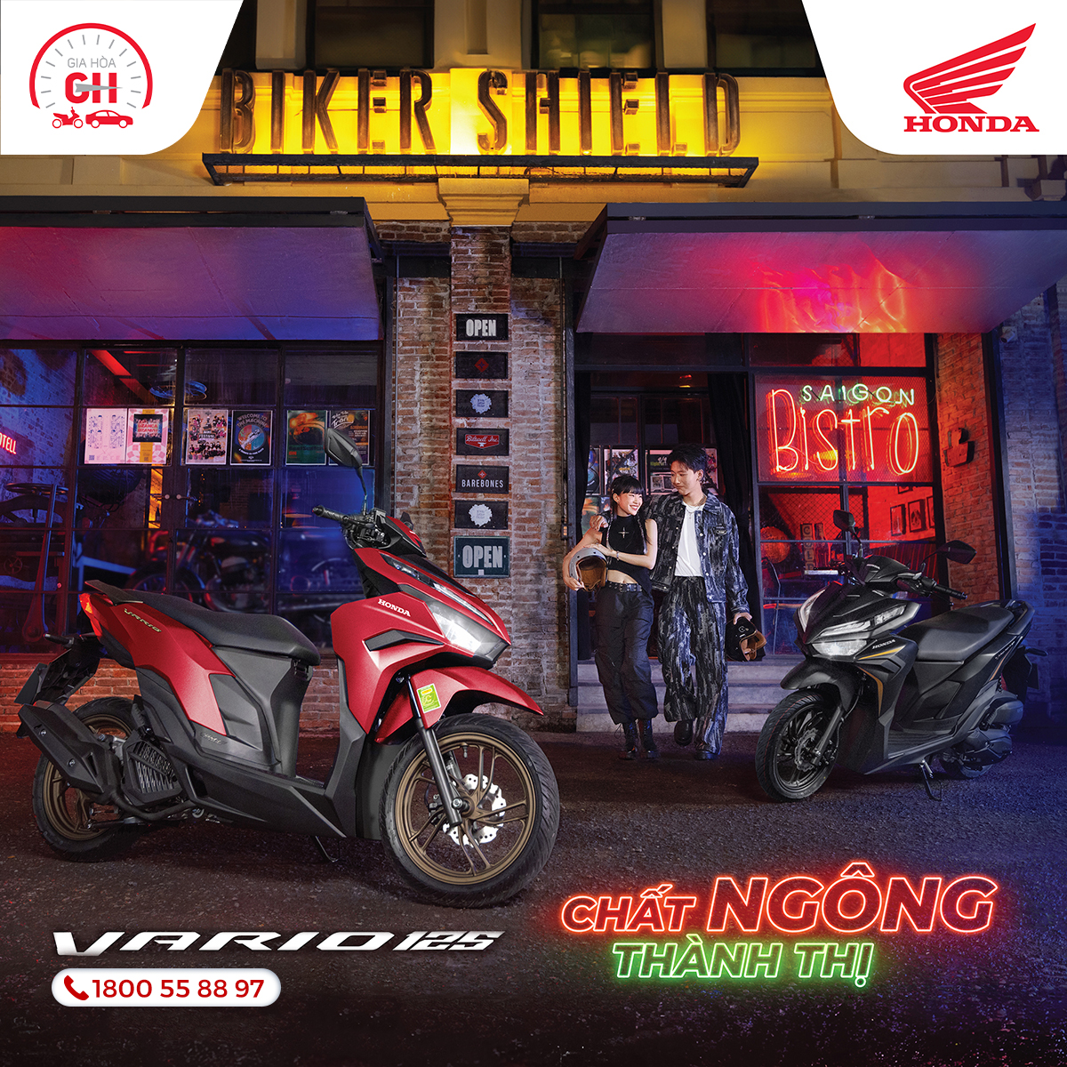 Vario 125 – CHẤT NGÔNG THÀNH THỊ VỚI SẮC ĐỎ NỔI BẬT!