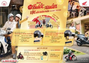 Honda rước xuân – Lộc đến muôn phần
