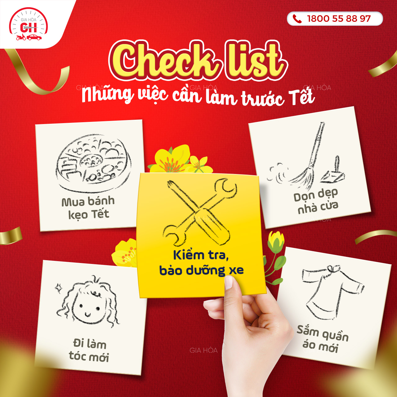 Check-list các hoạt động cần làm trước Tết – Đừng để “nước đến chân mới nhảy”!