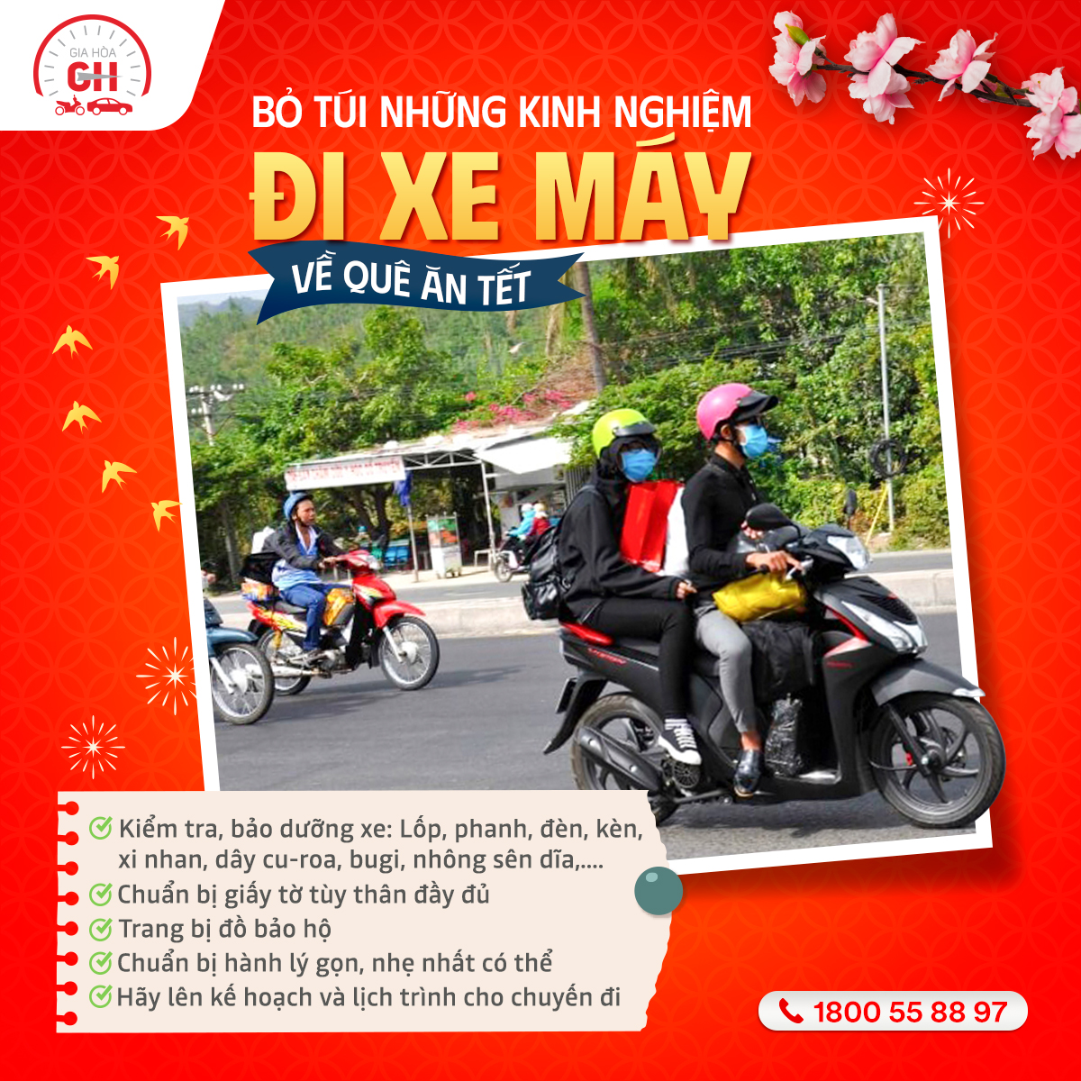 BỎ TÚI KINH NGHIỆM – ĐI XE MÁY VỀ QUÊ ĂN TẾT