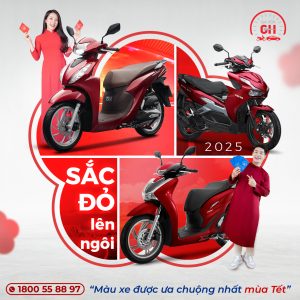 SẮC ĐỎ LÊN NGÔI! Màu Xe Được Ưa Chuộng Nhất Mùa Tết.