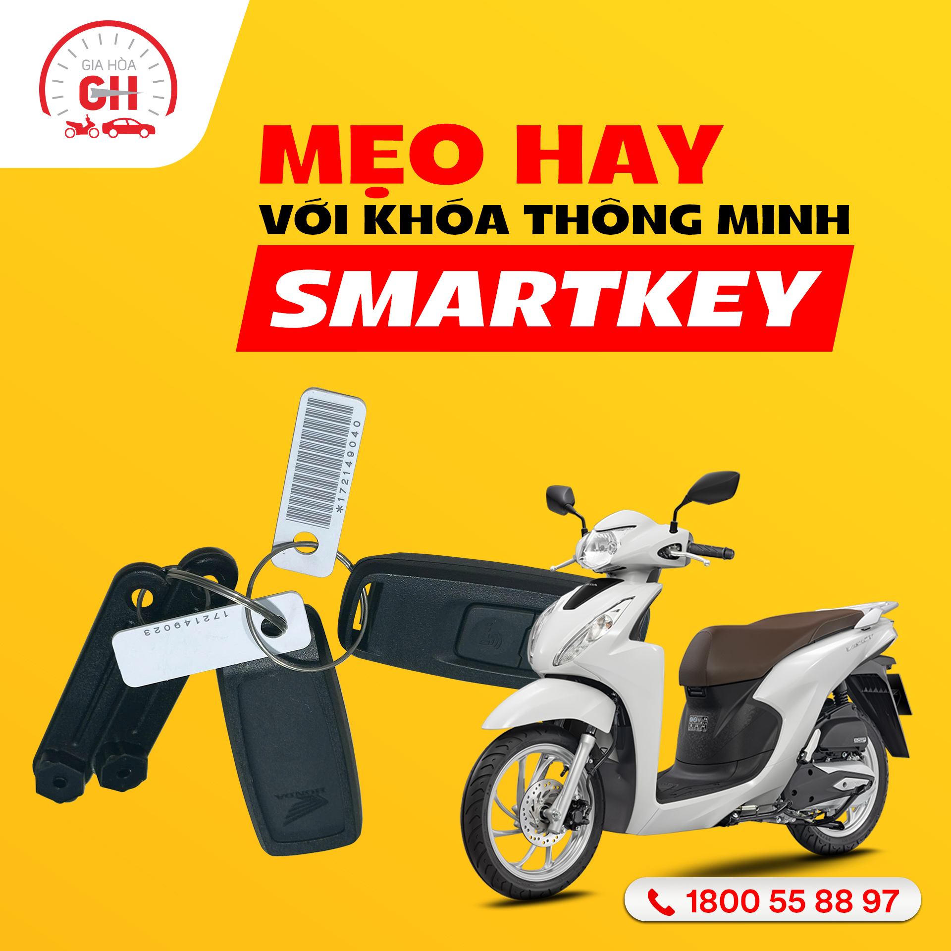 Mẹo hay với khóa thông minh Smartkey