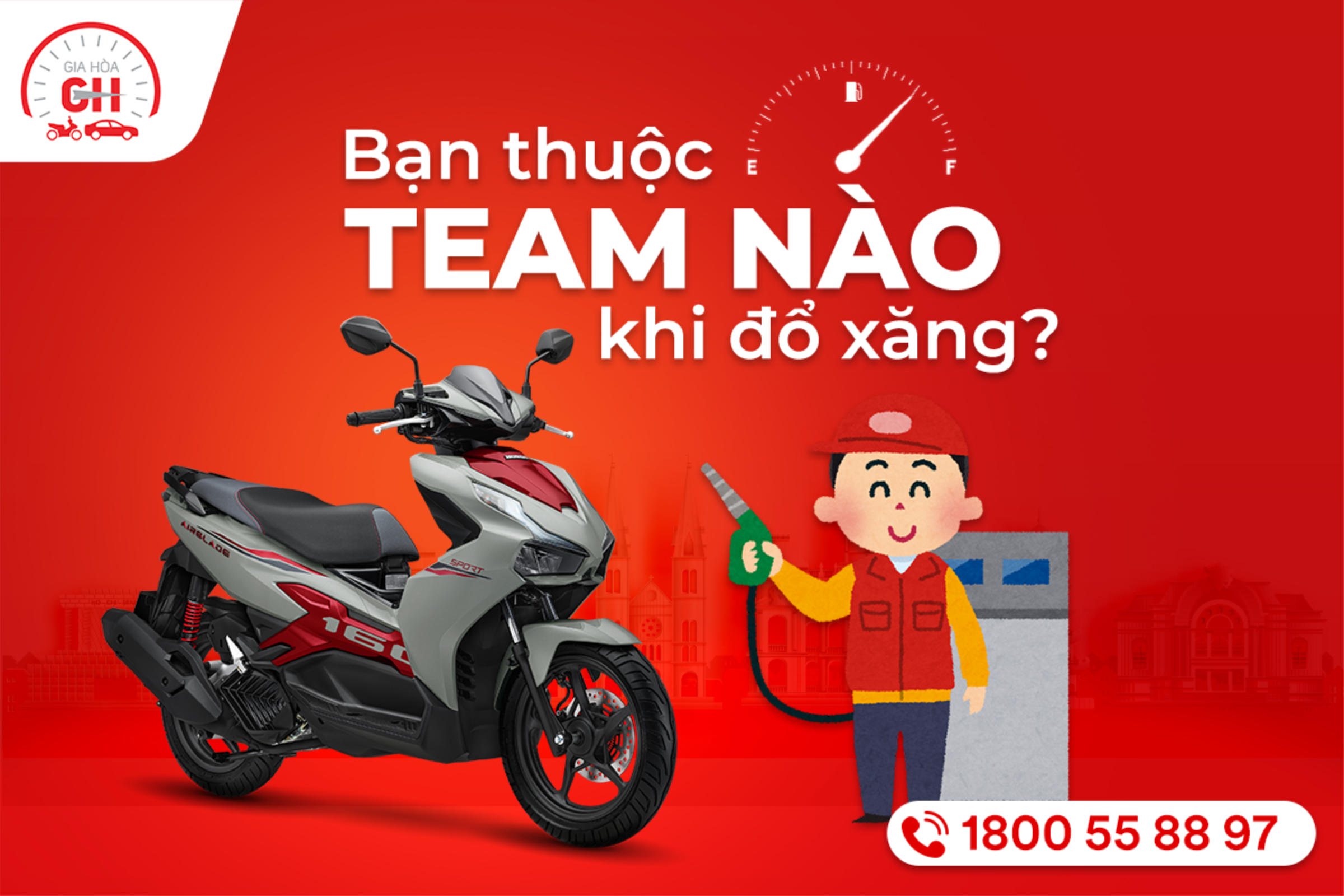 BẠN THUỘC TEAM NÀO khi đổ xăng?
