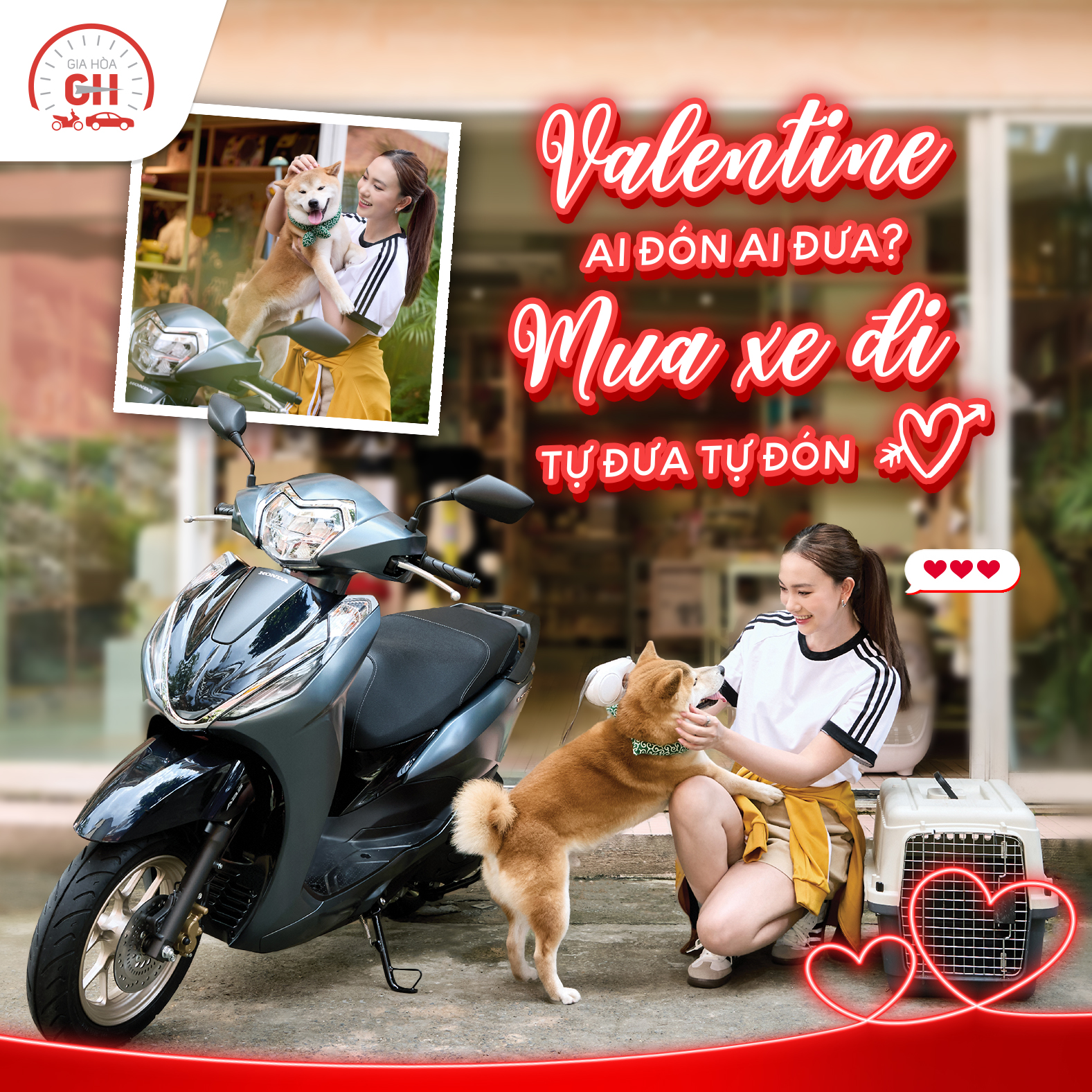 VALENTINE AI ĐÓN AI ĐƯA? SẮM XE ĐI TỰ ĐƯA TỰ ĐÓN!