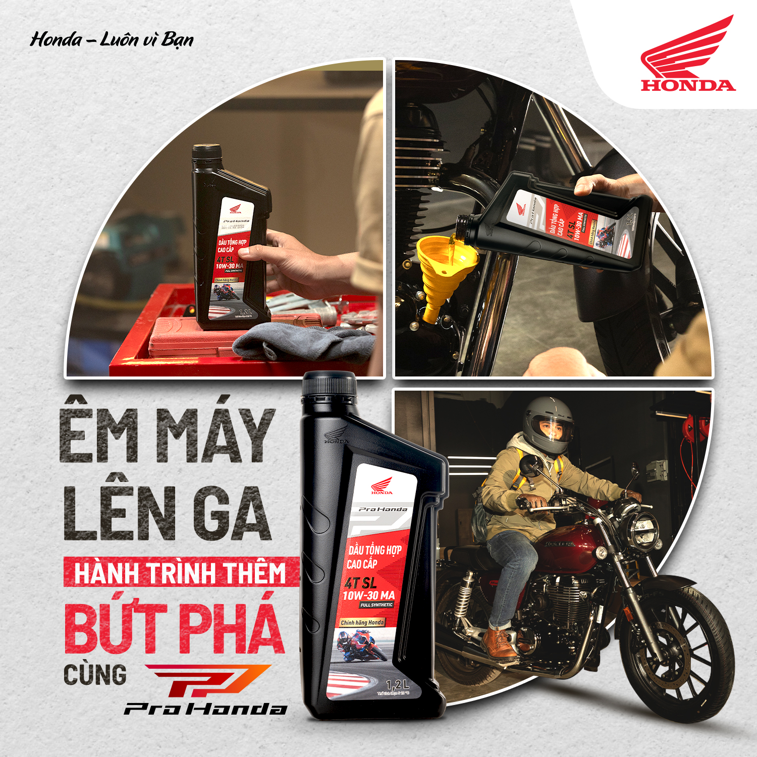 HÀNH TRÌNH THÊM BỨT PHÁ CÙNG Pro Honda